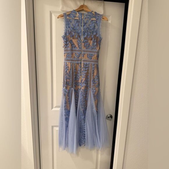 NWOT BRONX AND BANCO Violet Flared Dress in Violet - Picture 10 of 16